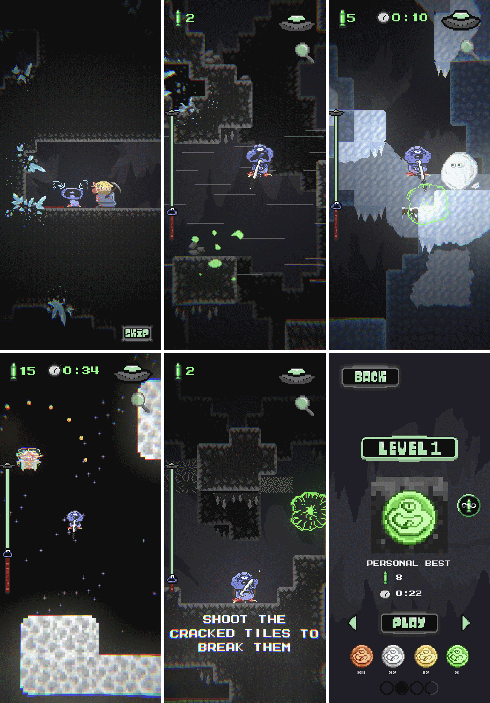 Screenshots of gameplay